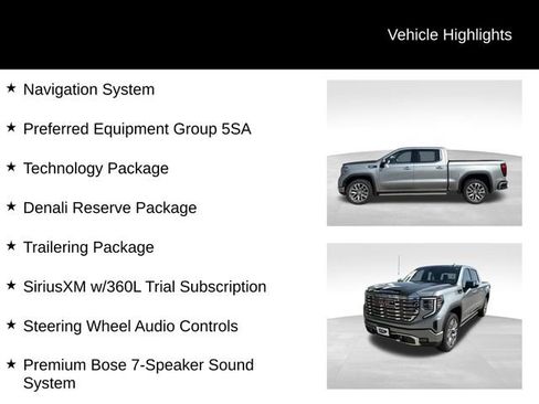 Certified 2025 GMC Sierra 1500 Denali w/ Denali Reserve Package AWD/4WD image 3