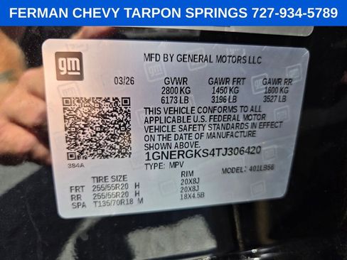 New 2026 Chevrolet Traverse LT w/ Midnight/Sport Edition FWD image 21