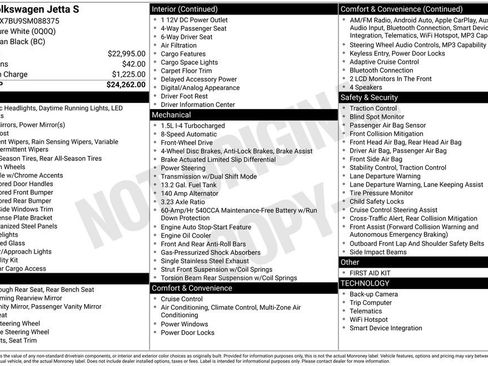 Used 2025 Volkswagen Jetta S image 4