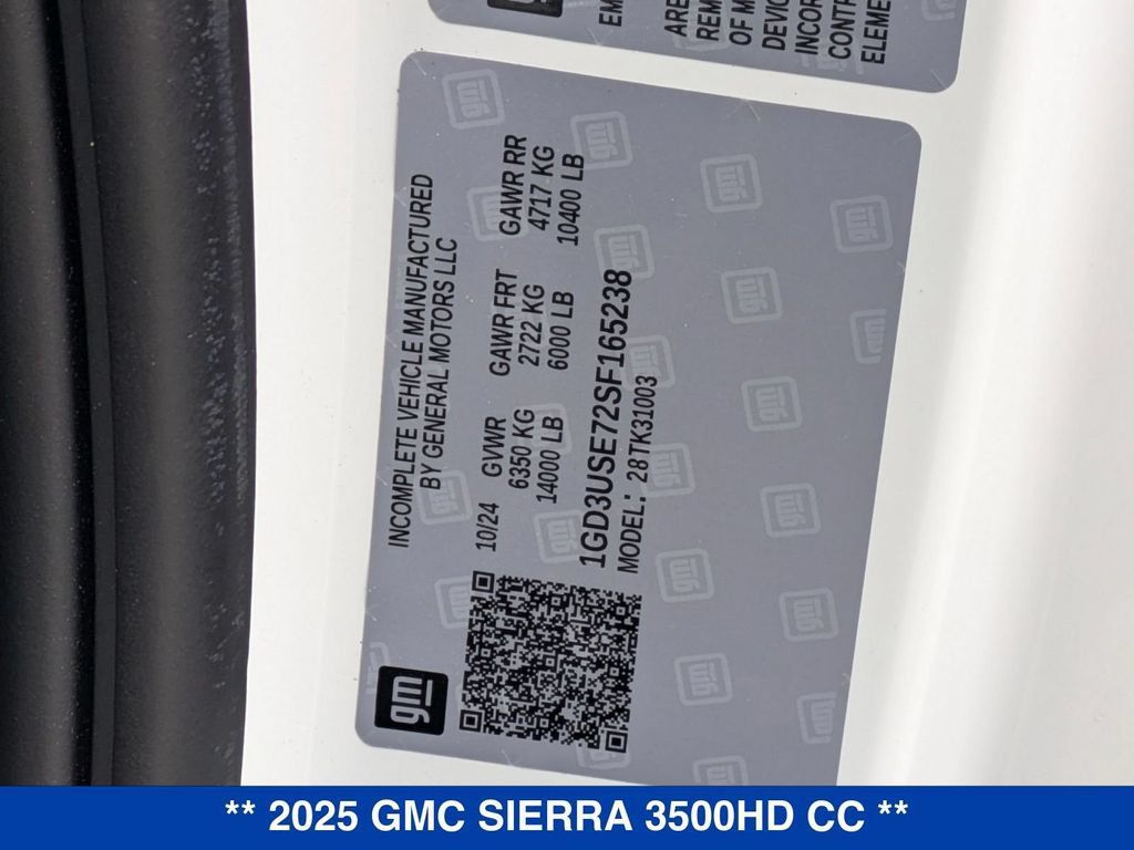 New 2025 GMC Sierra 3500 Pro w/ Convenience Package AWD/4WD image 40