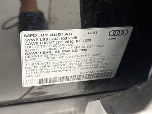Used 2021 Audi SQ5 Prestige AWD/4WD image 27