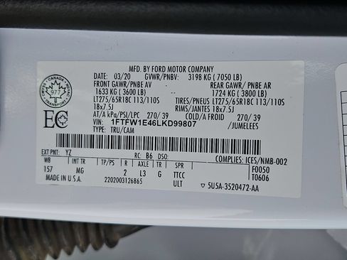 Used 2020 Ford F150 XLT w/ XTR Package AWD/4WD image 26