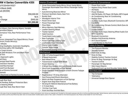 Used 2017 BMW 430i Convertible image 56