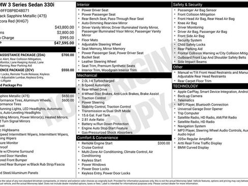 Used 2023 BMW 330i Sedan w/ Driving Assistance Package RWD image 4