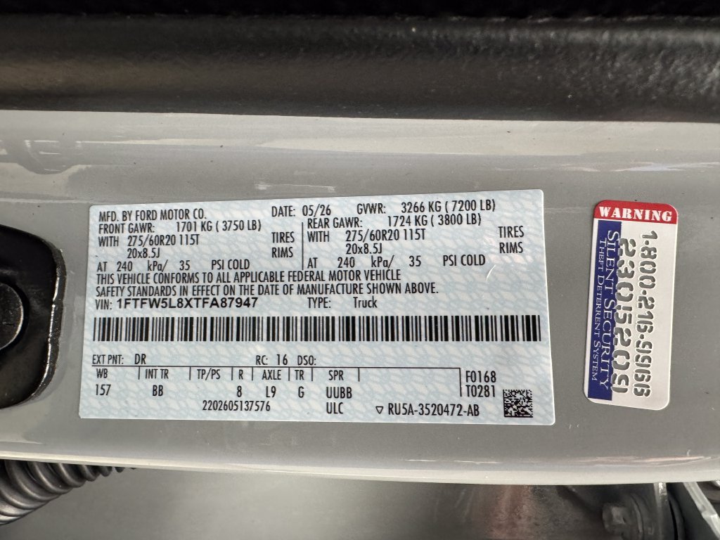 Used 2026 Ford F150 Lariat w/ Equipment Group 502A High AWD/4WD image 36