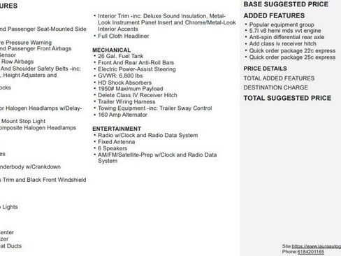 Used 2015 RAM 1500 Tradesman w/ Popular Equipment Group image 2