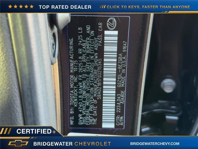 Used 2025 Lexus ES 350 w/ Premium Package FWD image 14