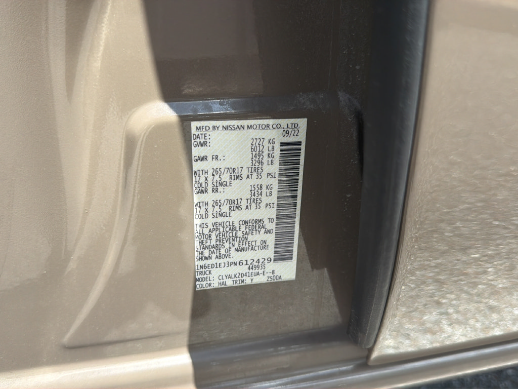 Certified 2023 Nissan Frontier Pro-X w/ Pro-X Premium Package RWD image 58