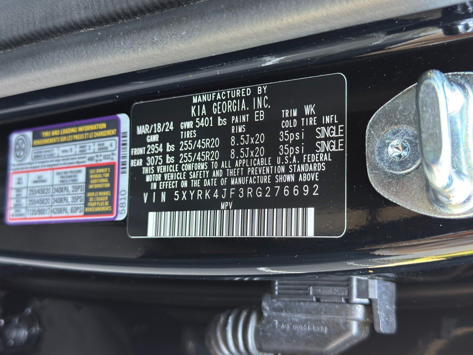 Used 2024 Kia Sorento SX FWD image 47
