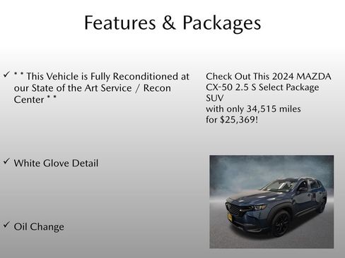Certified 2024 MAZDA CX-50 AWD 2.5 S w/ Weather Package image 4