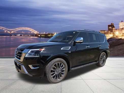 Used 2022 Nissan Armada Platinum w/ Captain's Chairs Package image 1