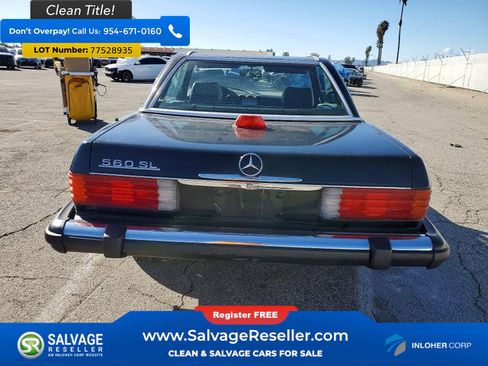 Used 1987 Mercedes-Benz 560 SL image 8