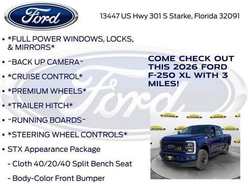 New 2026 Ford F250 XL w/ STX Appearance Package AWD/4WD image 10