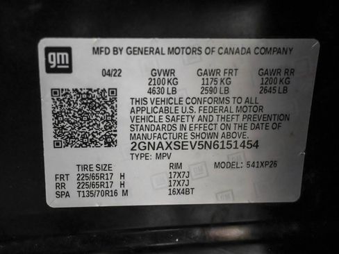 Used 2022 Chevrolet Equinox LS image 48