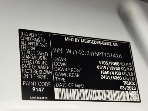 Used 2023 Mercedes-Benz Sprinter 2500 w/ Acoustic Package image 34