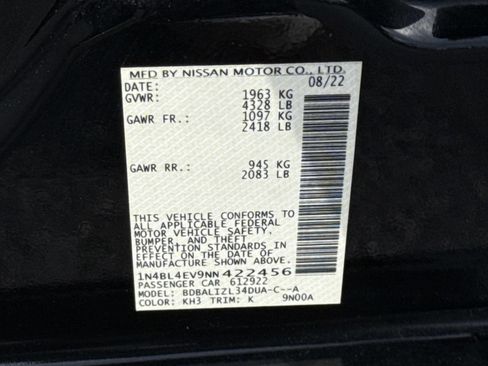 Used 2022 Nissan Altima 2.5 SL image 30