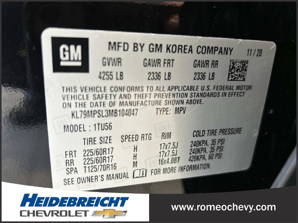 Used 2021 Chevrolet TrailBlazer LT w/ Sun and Liftgate Package FWD image 8