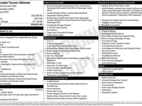 Used 2020 Hyundai Tucson Ultimate AWD/4WD image 7