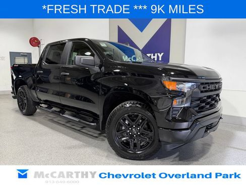Used 2026 Chevrolet Silverado 1500 Custom w/ Turbomax Blackout Package AWD/4WD image 1