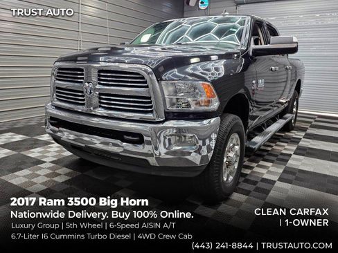 Used 2017 RAM 3500 Big Horn AWD/4WD image 1