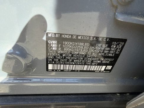 Certified 2024 Honda HR-V Sport image 21