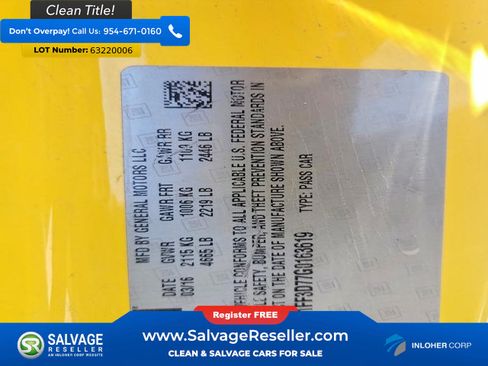 Used 2016 Chevrolet Camaro SS RWD image 16
