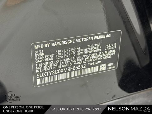 Used 2021 BMW X3 sDrive30i w/ Convenience Package RWD image 52