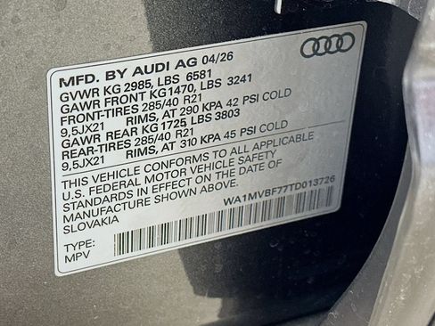 New 2026 Audi Q7 2.0T Premium Plus AWD/4WD image 50