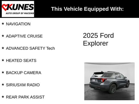 Used 2025 Ford Explorer ST-Line w/ ST-Line Street Pack AWD/4WD image 3