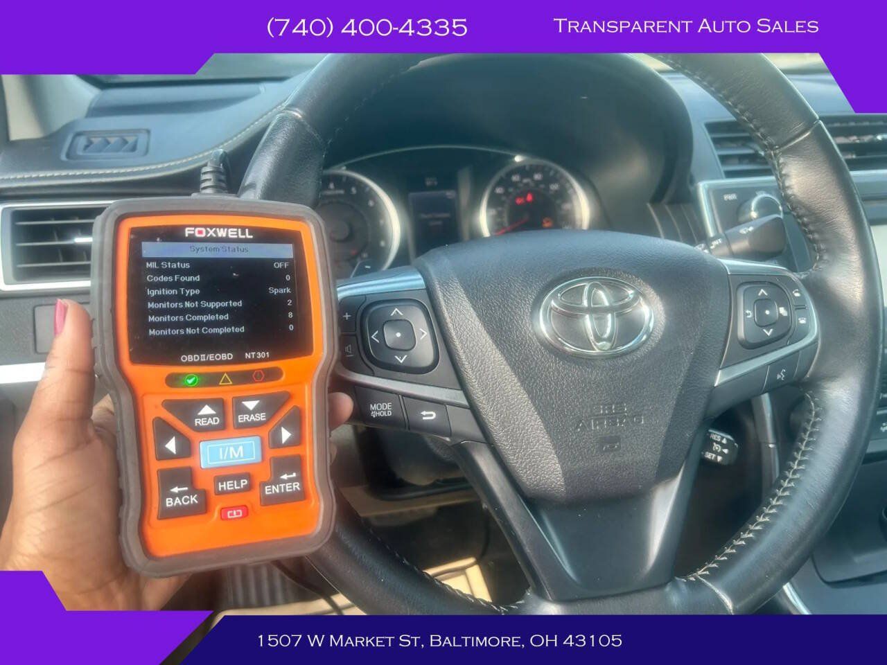 Used 2015 Toyota Camry SE FWD image 19