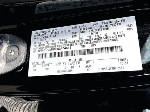 Used 2024 Ford Escape ST-Line image 36