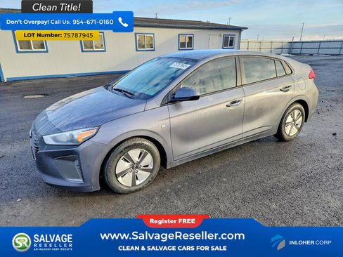 Used 2018 Hyundai Ioniq Blue image 1