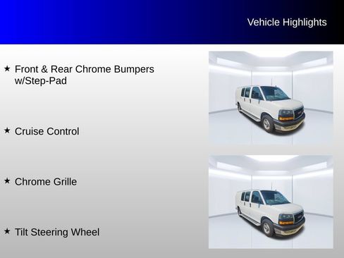 Used 2023 GMC Savana 2500 w/ Driver Convenience Package RWD image 8