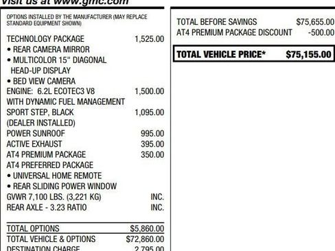 Used 2026 GMC Sierra 1500 AT4 w/ AT4 Premium Package AWD/4WD image 2
