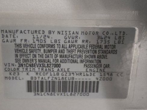 Used 2025 Nissan Versa SV FWD image 33