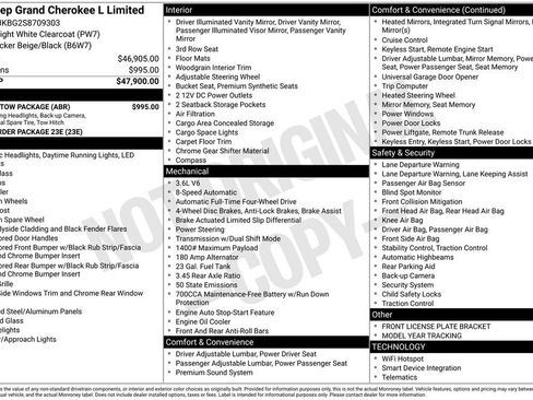 New 2025 Jeep Grand Cherokee L Limited w/ Trailer Tow Package image 39