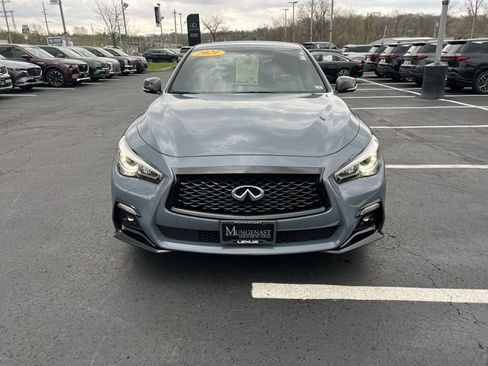 Used 2021 INFINITI Q50 Red Sport 400 w/ Carbon Fiber Package image 7