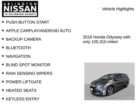 Used 2018 Honda Odyssey Touring image 7