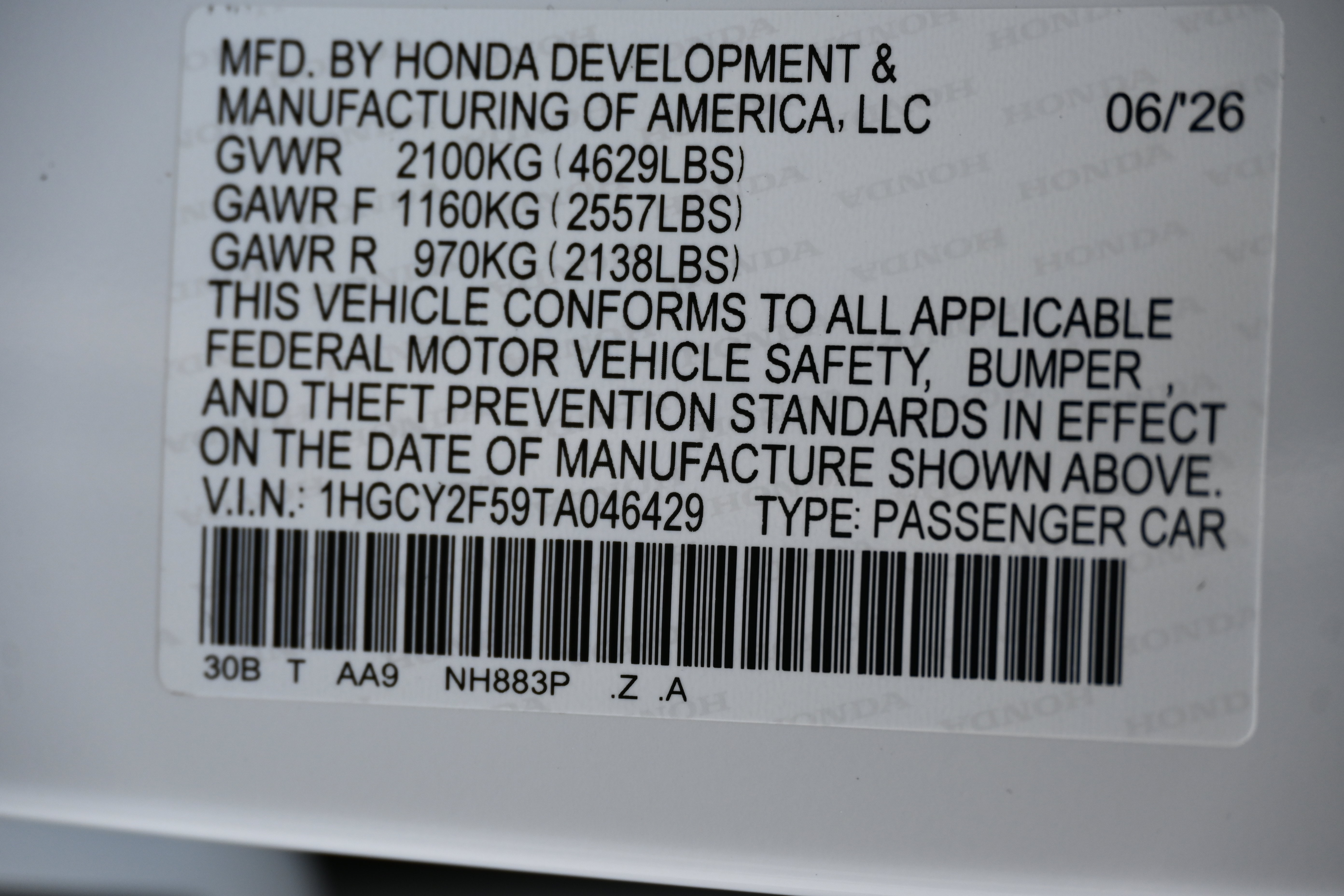 New 2026 Honda Accord Sport image 18