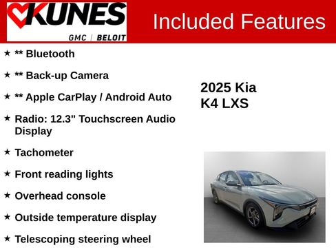 Used 2025 Kia K4 LXS image 2