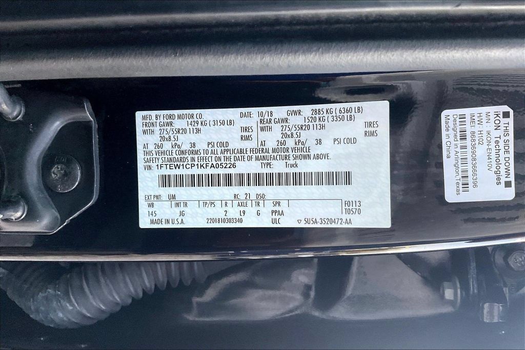 Used 2019 Ford F150 XL w/ Equipment Group 101A Mid RWD image 19