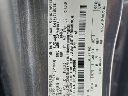 Used 2021 Ford Ranger Lariat w/ Trailer Tow Package image 18