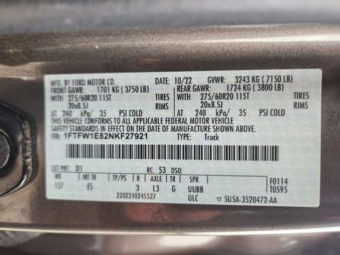 Used 2022 Ford F150 Lariat image 29