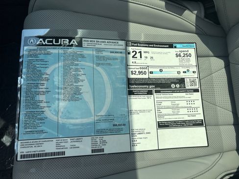 New 2026 Acura MDX SH-AWD w/ Advance Package image 33