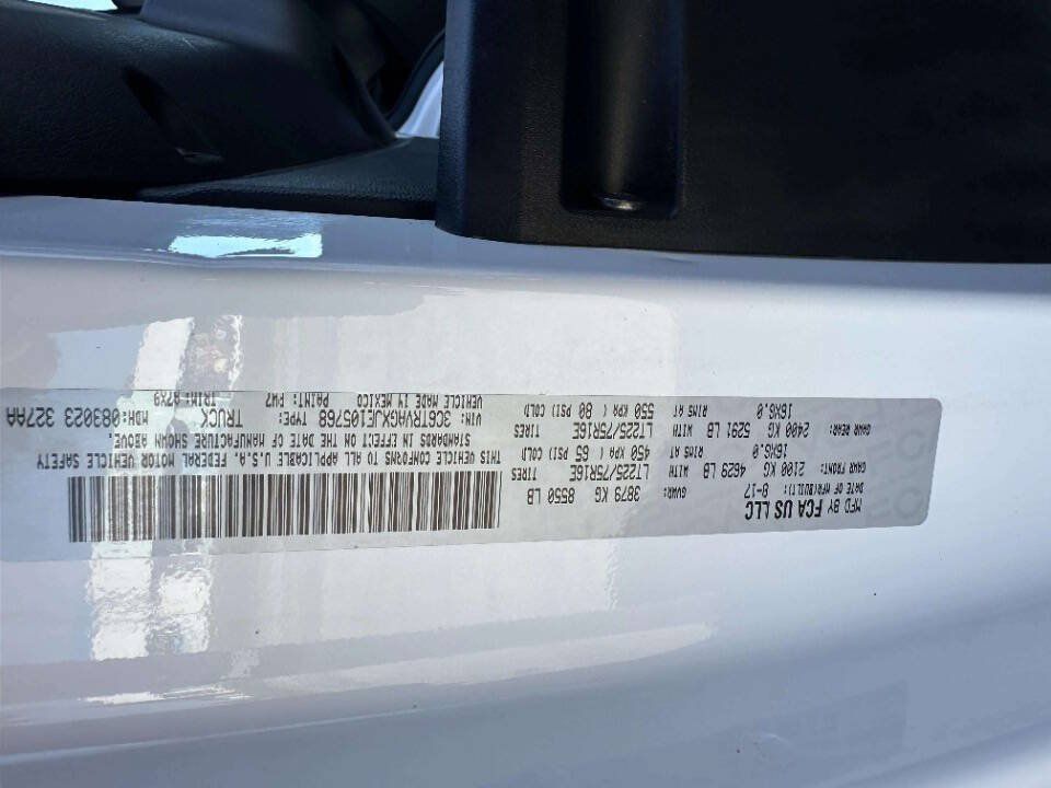Used 2018 RAM ProMaster 1500 FWD image 18