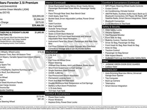 Used 2017 Subaru Forester 2.5i Premium image 30