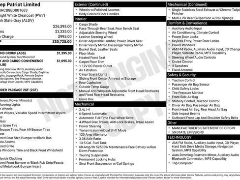 Used 2014 Jeep Patriot Limited w/ Sun/Sound Group image 3