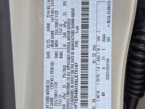 New 2025 Ford Ranger XL image 49