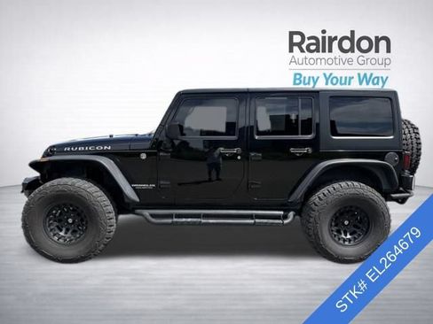 Used 2014 Jeep Wrangler Unlimited Rubicon w/ Connectivity Group AWD/4WD image 4