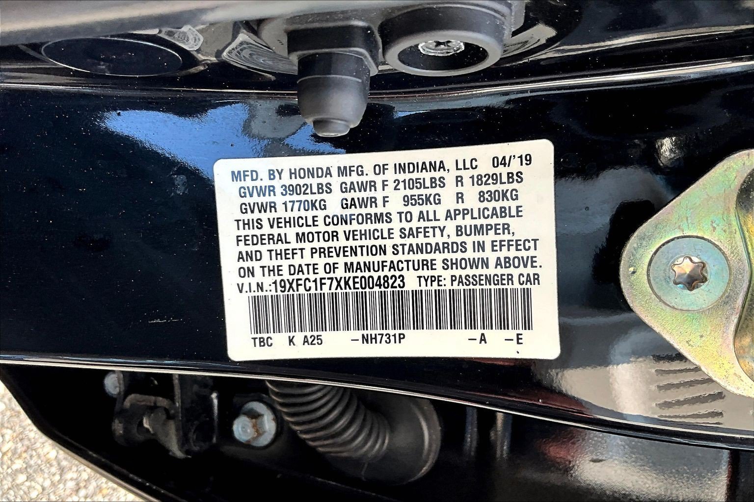 Used 2019 Honda Civic EX-L image 16